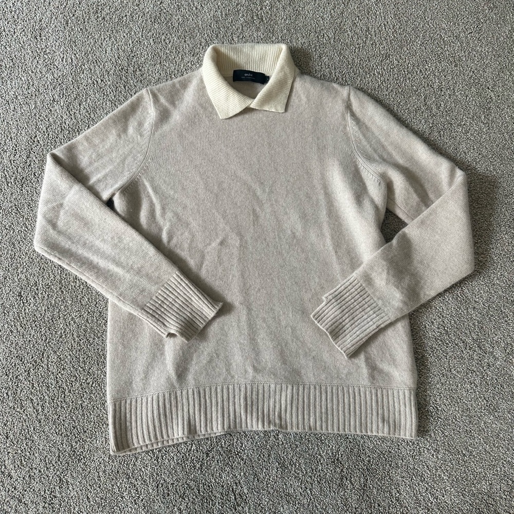 arch4 Cashmere Collared Sweater